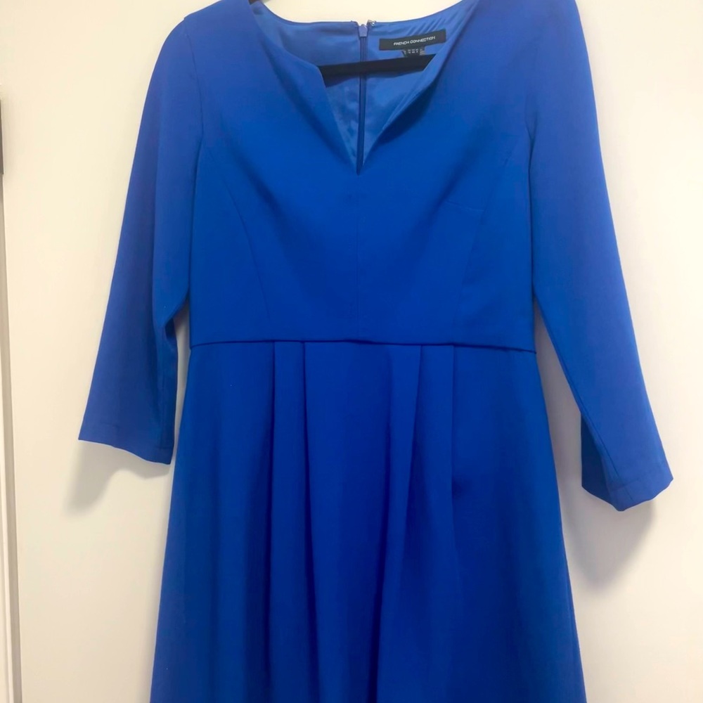 Royal blue French connection dress